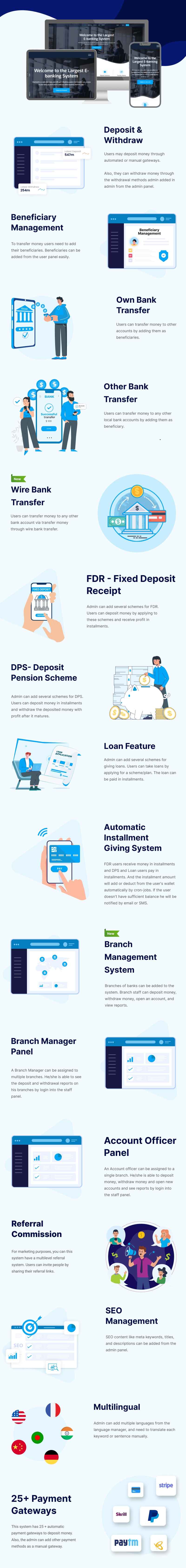 SwipeBank - Online Internet Banking With Account, Loans, DSP for NBFC & Banks Like ICICI Bank, HDFC Bank - Feature showcase 1