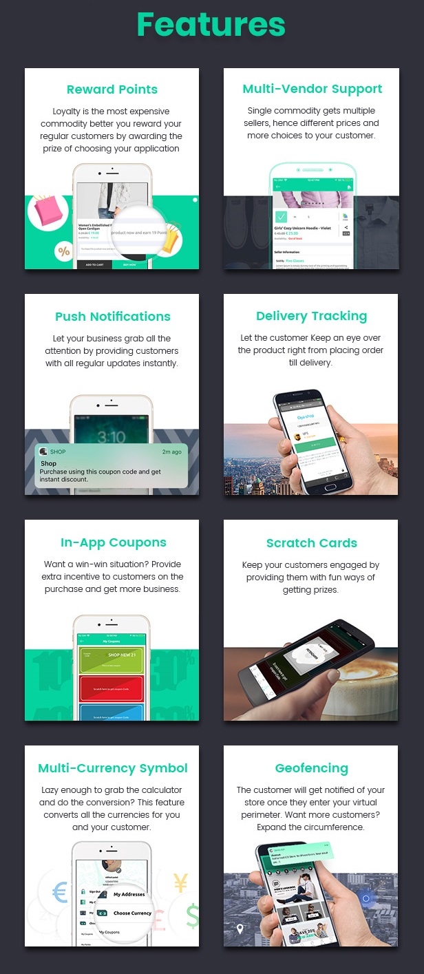 Bona Kart: Multi-Vendor eCommerce Platform with Android & iOS app - Feature showcase 1