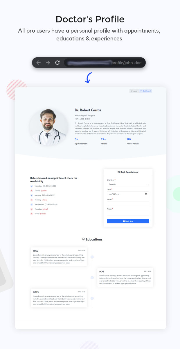 DoctorMoxie - SaaS Doctors Chamber, Prescription & Appointment Software (With Zoom Appointments) - Feature showcase 7