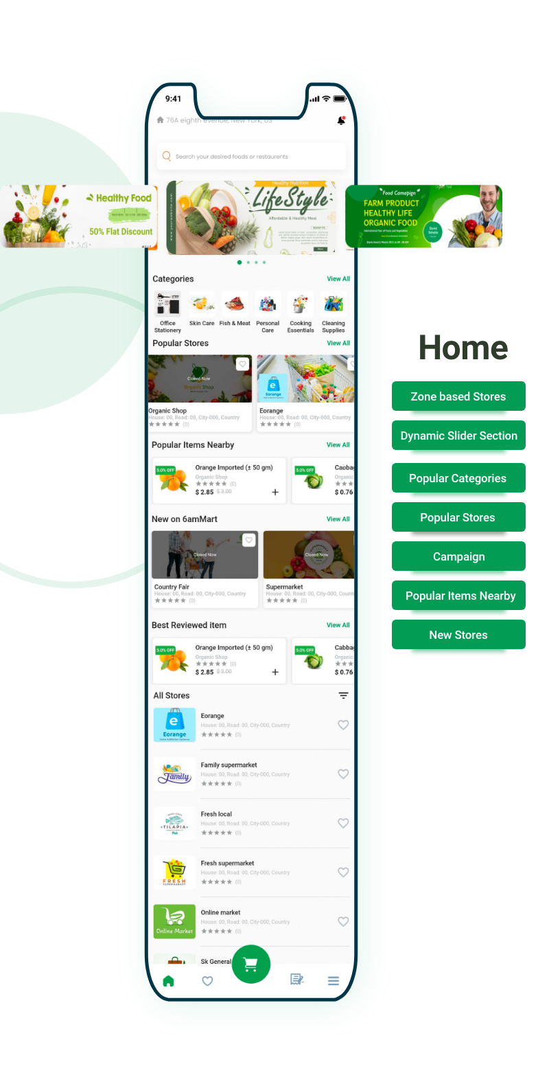 DixieDaily - Dunzo Clone - Multi-Vendor Delivery Platform with Customer, Store & Driver Apps - Feature showcase 3