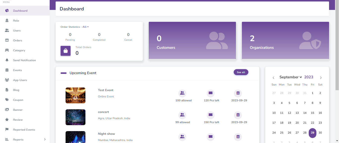 BookMyEvent - Event Booking & Management System with Website & Web Panels (SaaS) - Feature showcase 18