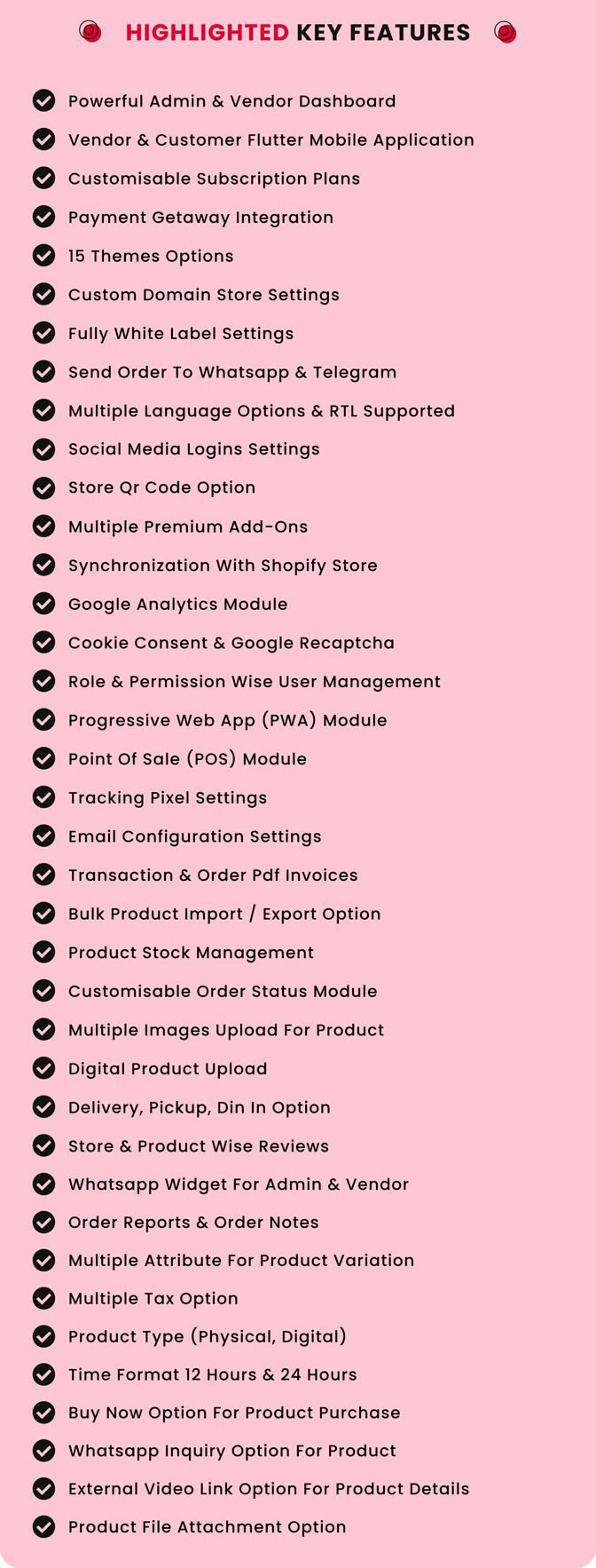 Fashion SaaS - eCommerce Website Builder For Online Business - Feature showcase 1