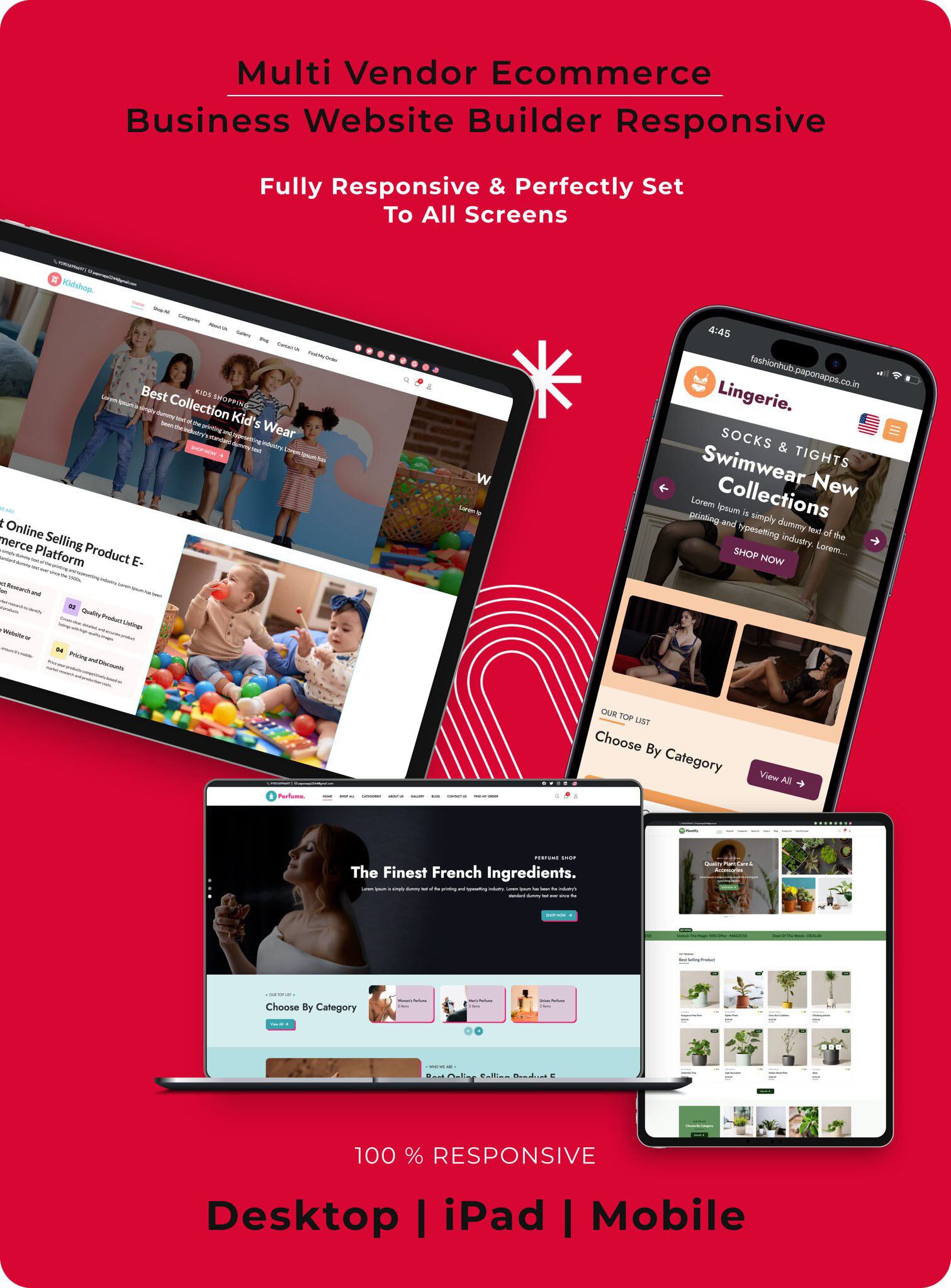 Fashion SaaS - eCommerce Website Builder For Online Business - Feature showcase 2