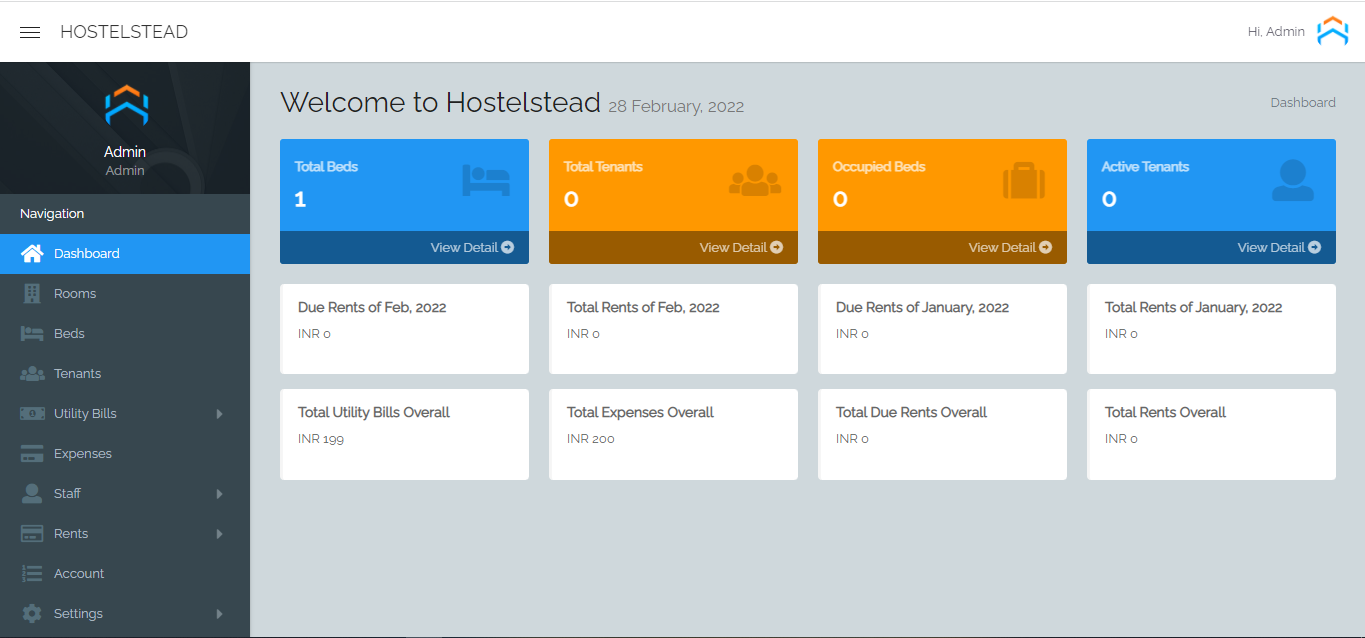 Hostelstead - Hostel/Room Management System - Feature showcase 13