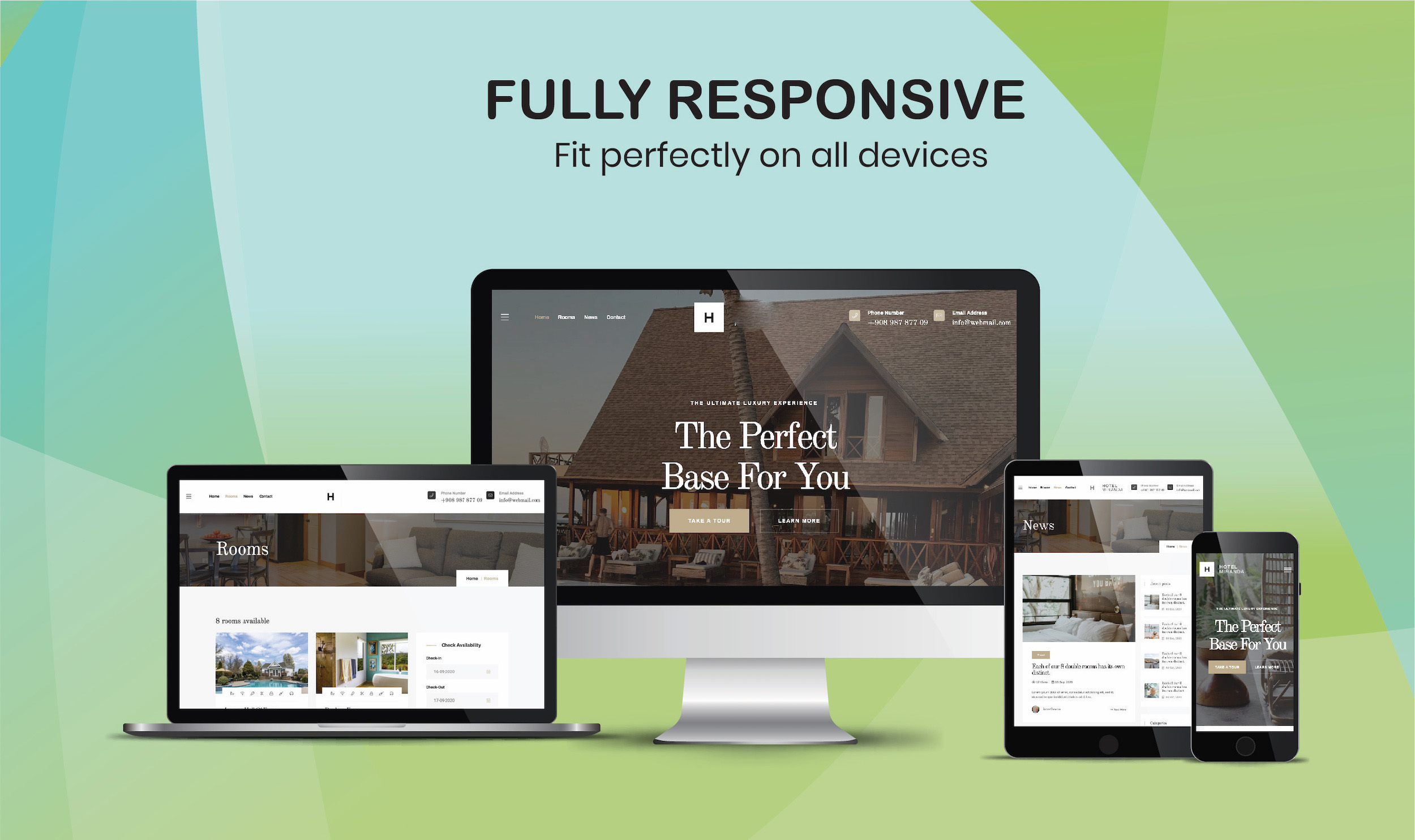 HotelNerd - Hotel & Resort Booking System - Feature showcase 1