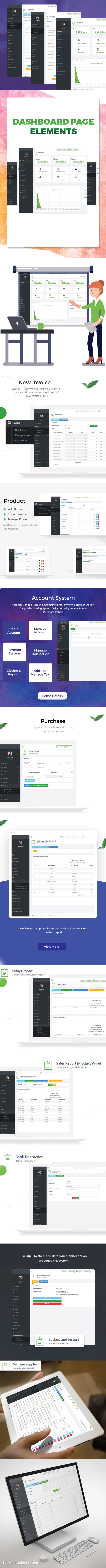 Juvola - Business ERP Solution / Product / Shop / Company Management - Feature showcase 1