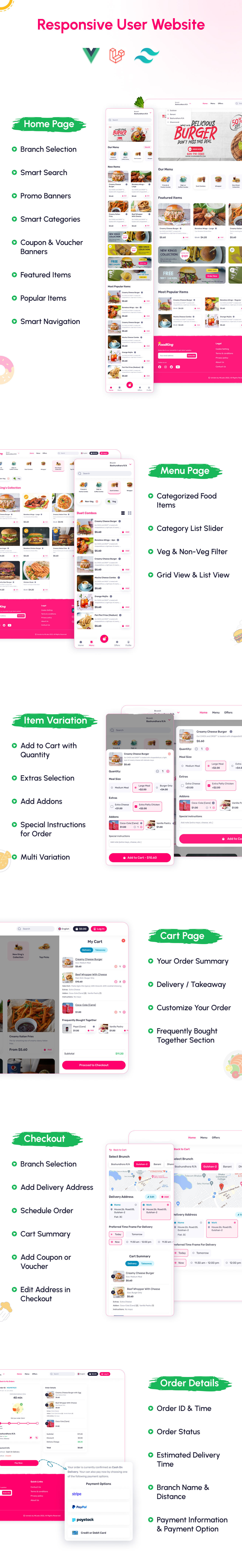 Lilplates - Restaurant Food Delivery & POS System with Admin & Driver Apps - Feature showcase 7