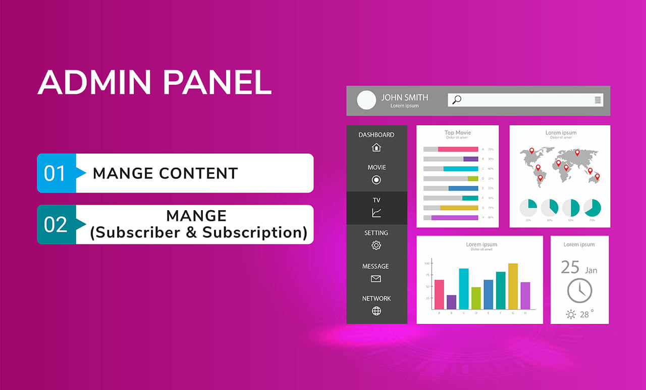 PixelPear OTT Platform - Netflix Clone - Live TV & Movie Portal with Android app - Feature showcase 4