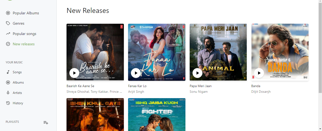 Musicania - Music Streaming Platform - Feature showcase 3