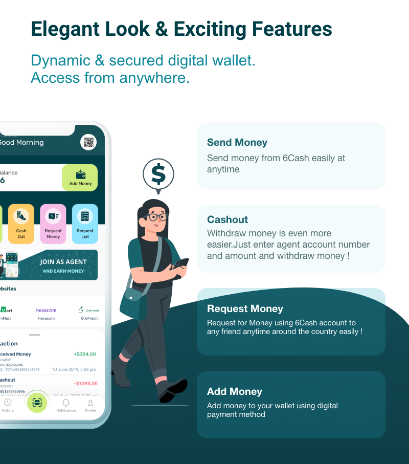 Payisle - PayTm Clone - Digital Wallet App - Feature showcase 2