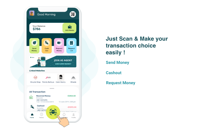 Payisle - PayTm Clone - Digital Wallet App - Feature showcase 4
