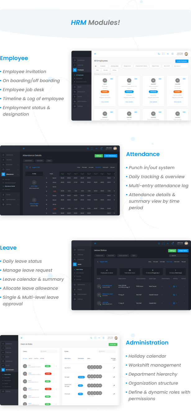 PayZone - IP-Based Payroll and Human Resource Management - Feature showcase 3