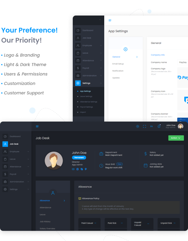 PayZone - IP-Based Payroll and Human Resource Management - Feature showcase 5