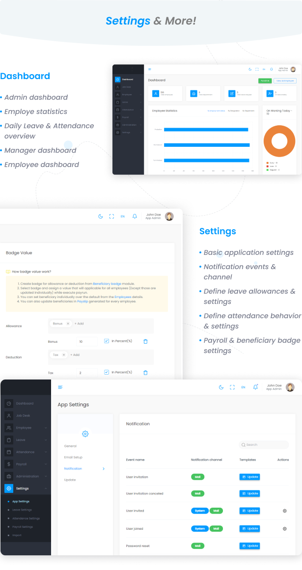PayZone - IP-Based Payroll and Human Resource Management - Feature showcase 6