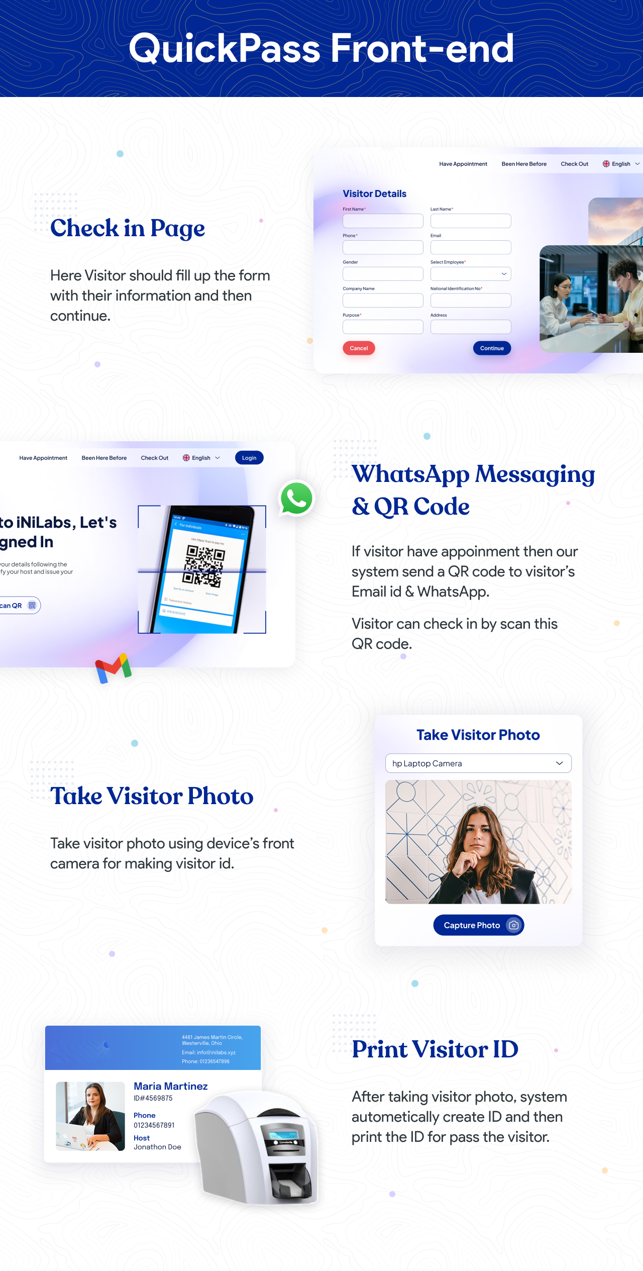 PoshPass - Appointment Booking & Visitor Gate Pass System With Qr Code - Feature showcase 2