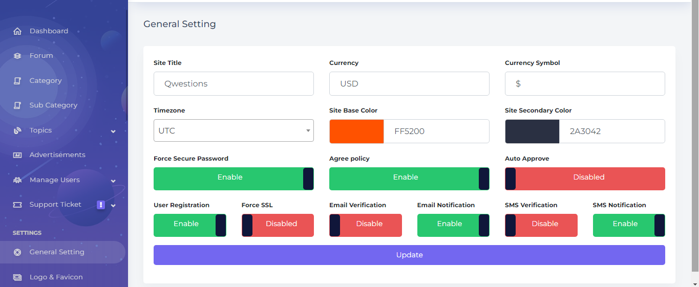 Qwestions - Questions and answers platform like Quora - Feature showcase 3