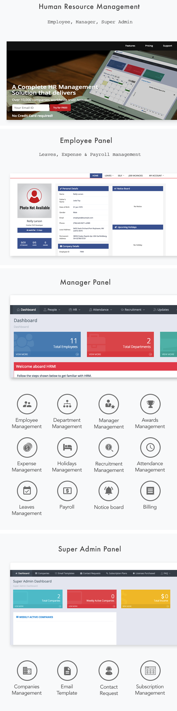 Recruitrabbit - SaaS Human Resource Management - Feature showcase 1