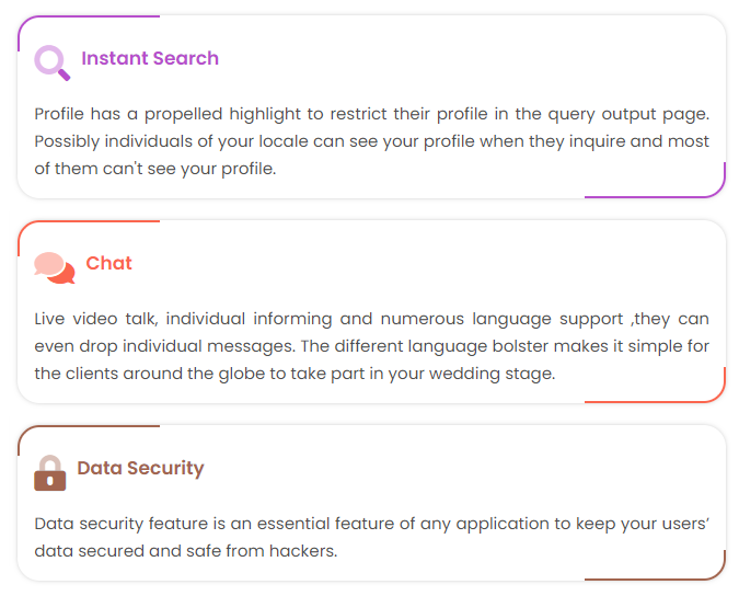Rishtey - Shaadi Clone Matrimony Android & iOS app - Feature showcase 2