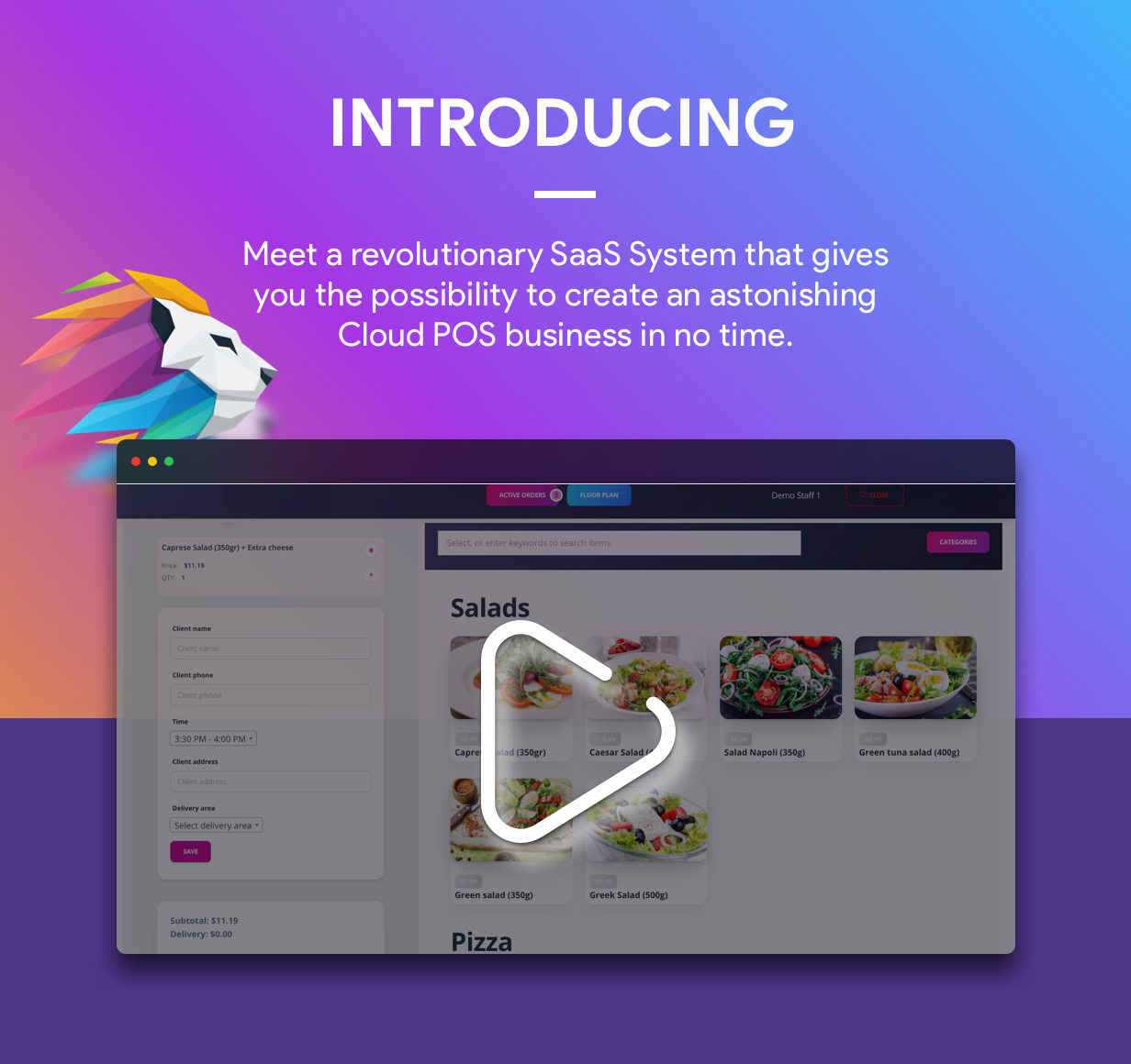 PowerCuisine - SaaS Point Of Sale for Restaurants and Bars with Floor Plan - Feature showcase 1