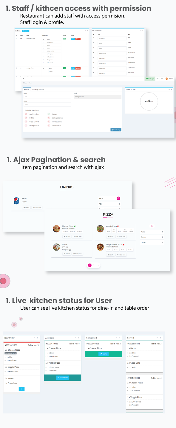 OrderCreator - SaaS Restaurant / QR Menu / WhatsApp Online Ordering / Reservation System - Feature showcase 6