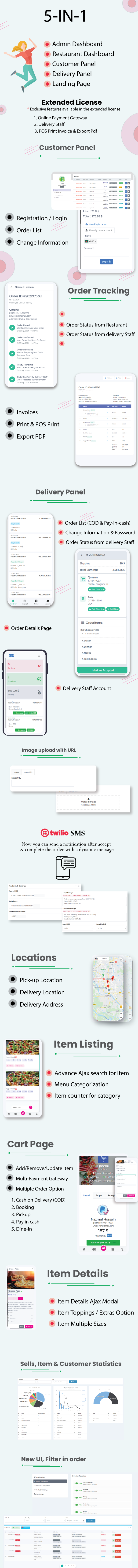 OrderCreator - SaaS Restaurant / QR Menu / WhatsApp Online Ordering / Reservation System - Feature showcase 9