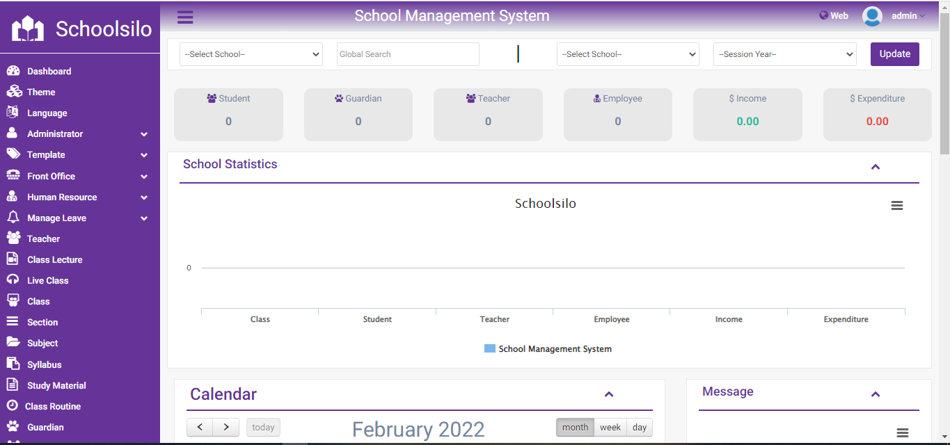 School Silo - Multi-School Management System - Feature showcase 4