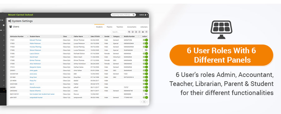 SchoolFare - Best School Management System with Android app - Feature showcase 75