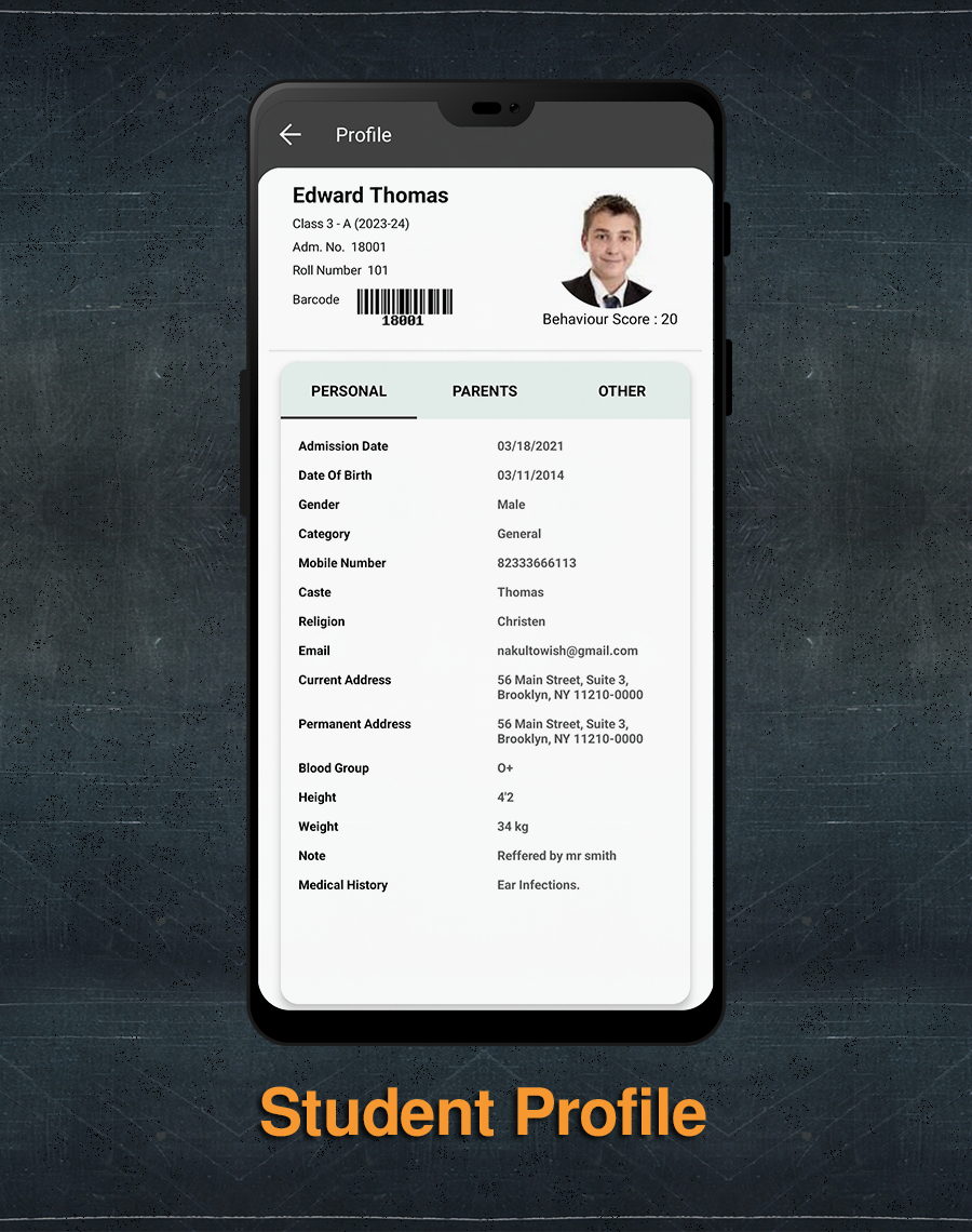 SchoolFare - Best School Management System with Android app - Feature showcase 90