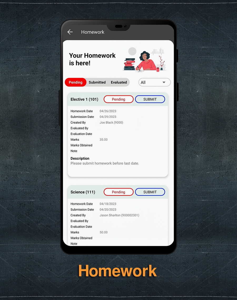 SchoolFare - Best School Management System with Android app - Feature showcase 91
