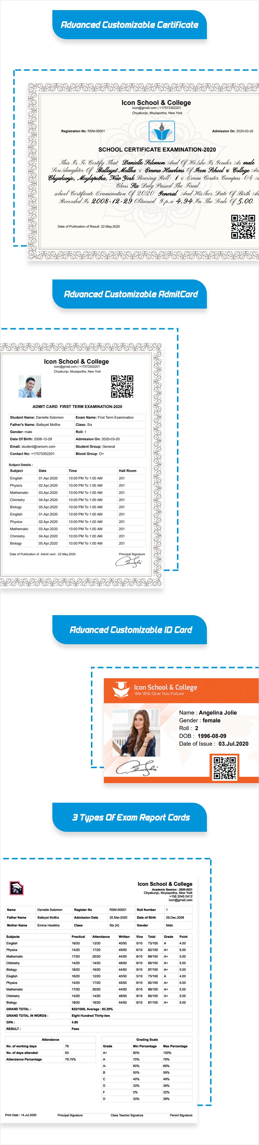 SchoolNerd - School Management System - Feature showcase 2
