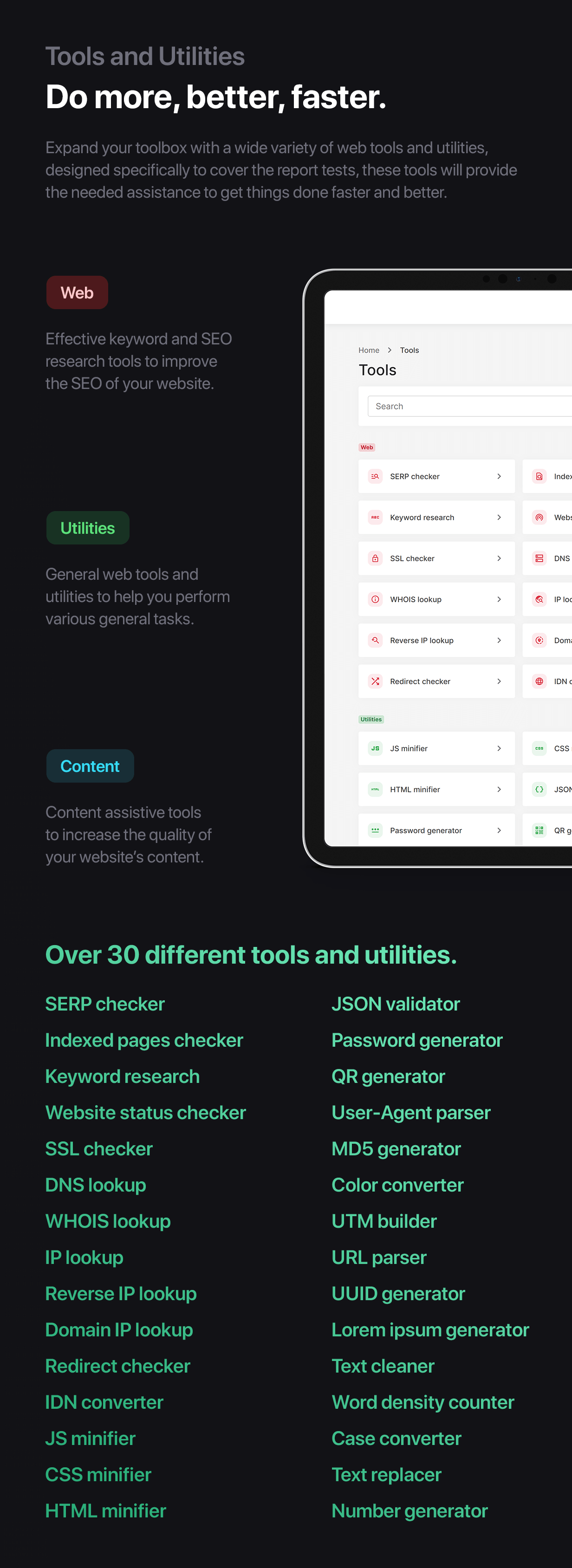 SEO Tools
