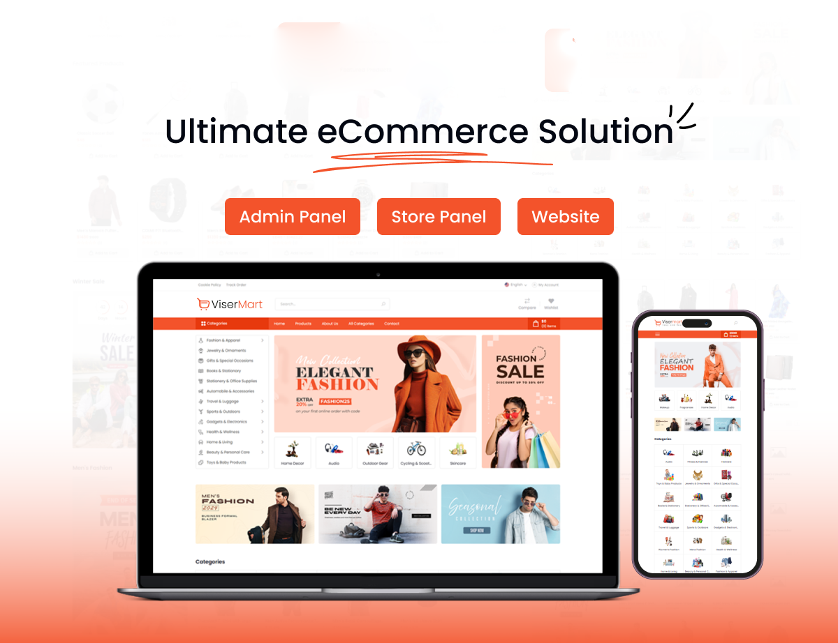 Shopping Spark - Ecommerce Shopping Platform - Feature showcase 1