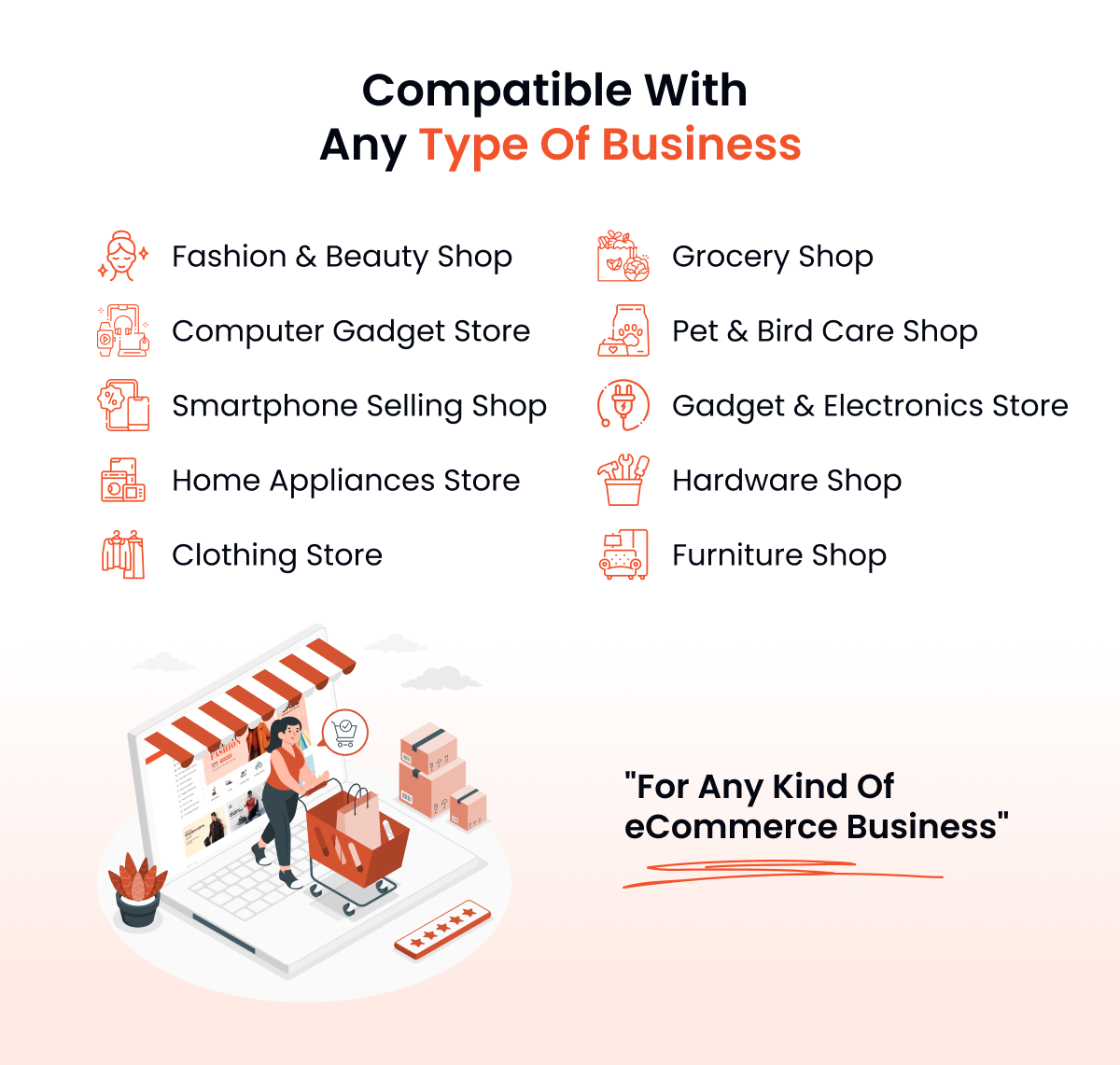 Shopping Spark - Ecommerce Shopping Platform - Feature showcase 2