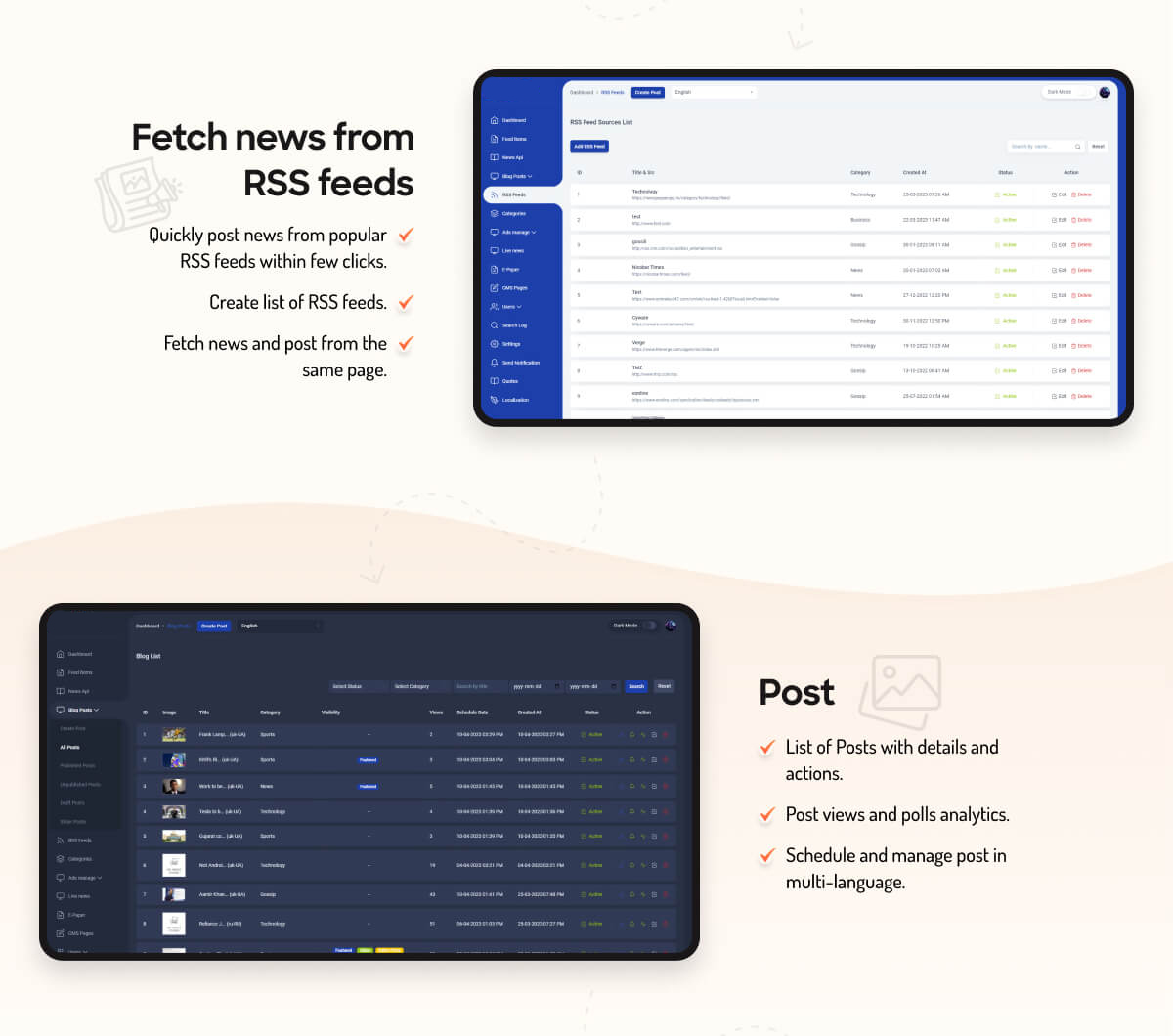 Shortnews - Short News App - Inshorts Clone - Feature showcase 6