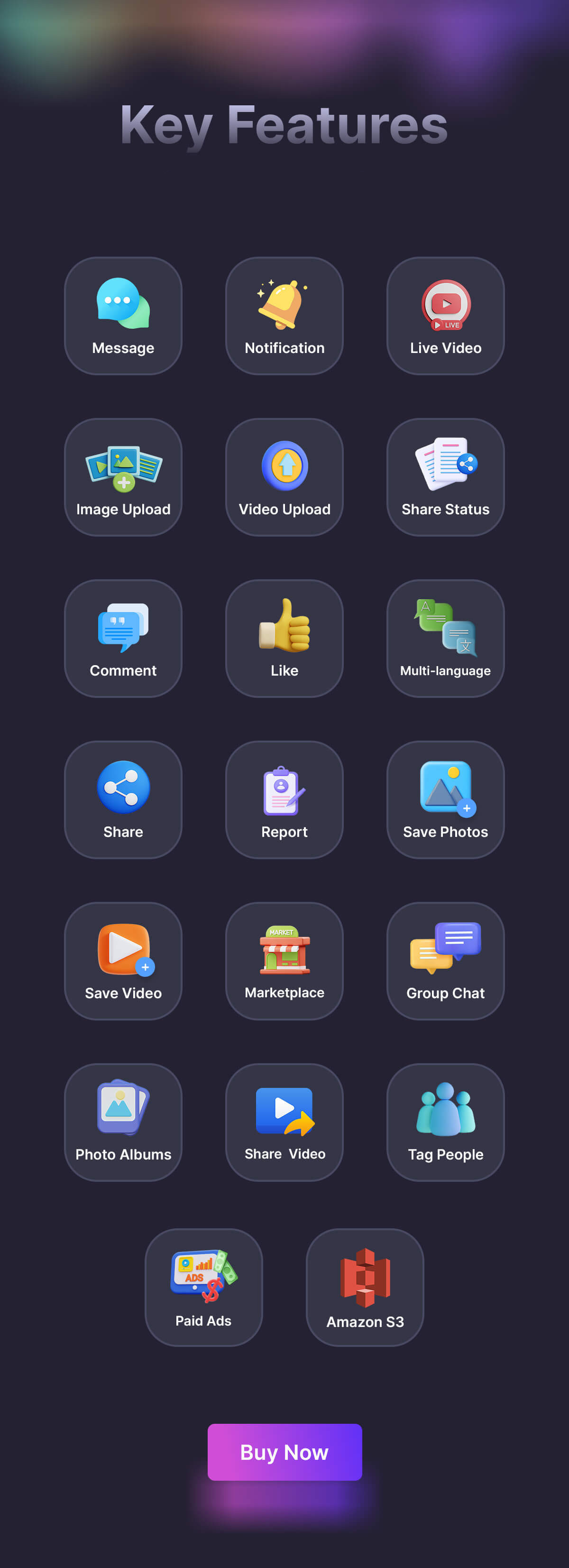 Social Pavilion - Private Social Network - Feature showcase 3