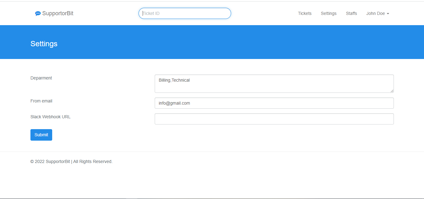 SupportorBit - Support Ticket Management System - Feature showcase 3