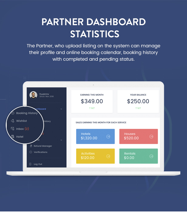 Travoila Dashboard