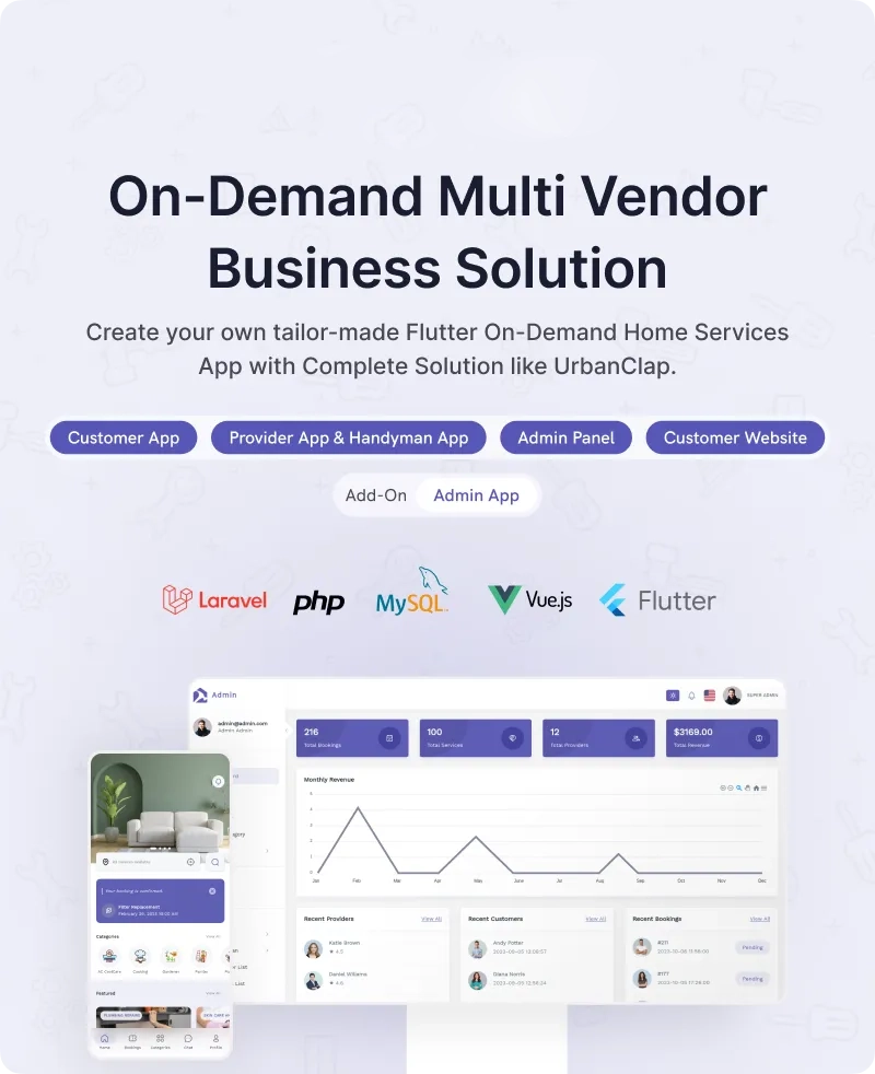 Urban Better - Home Services, Business Listing, Handyman Booking App - Feature showcase 1