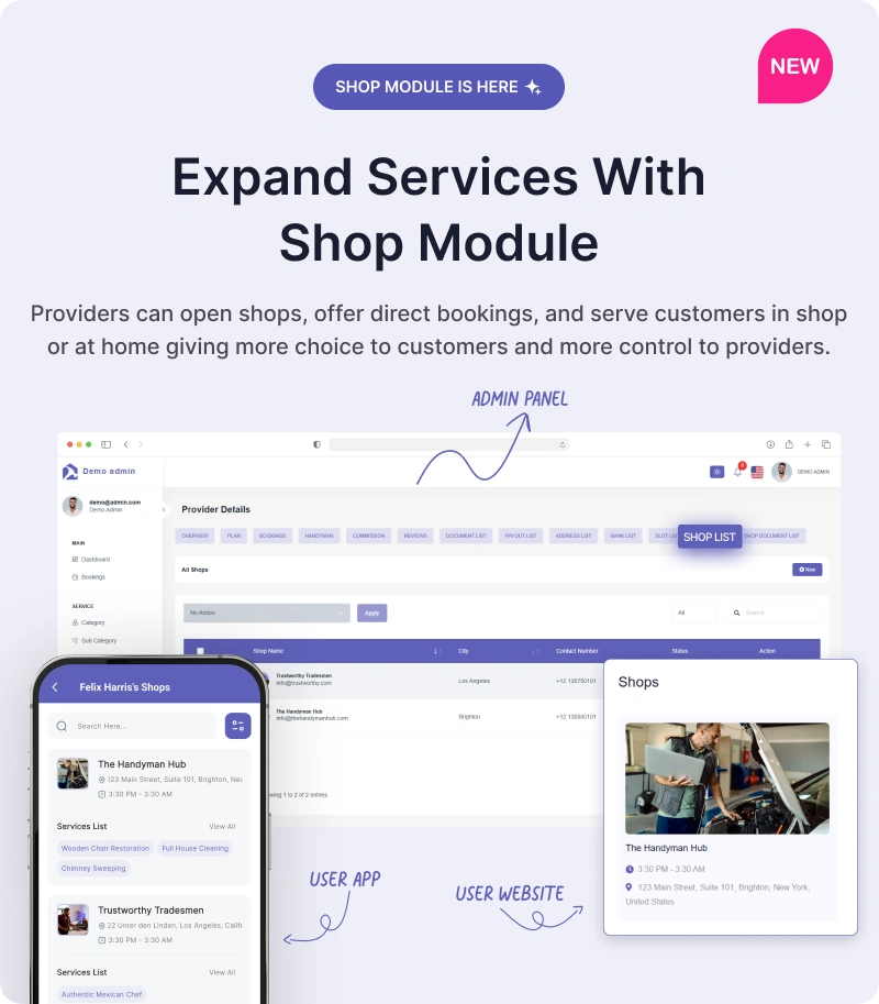 Urban Better - Home Services, Business Listing, Handyman Booking App - Feature showcase 9