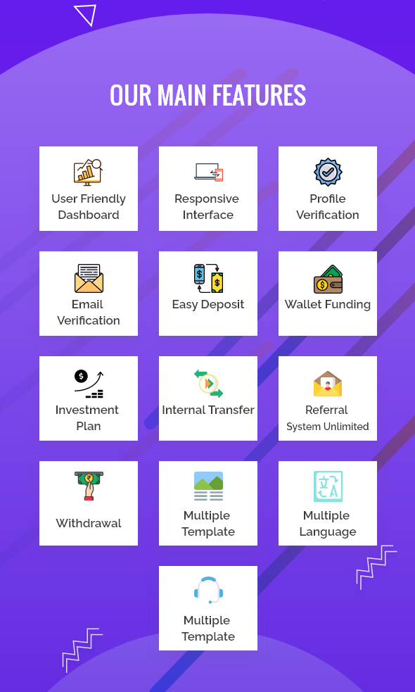 Bighitter - Wallet & Online Banking Online Investment Platform - Feature showcase 1