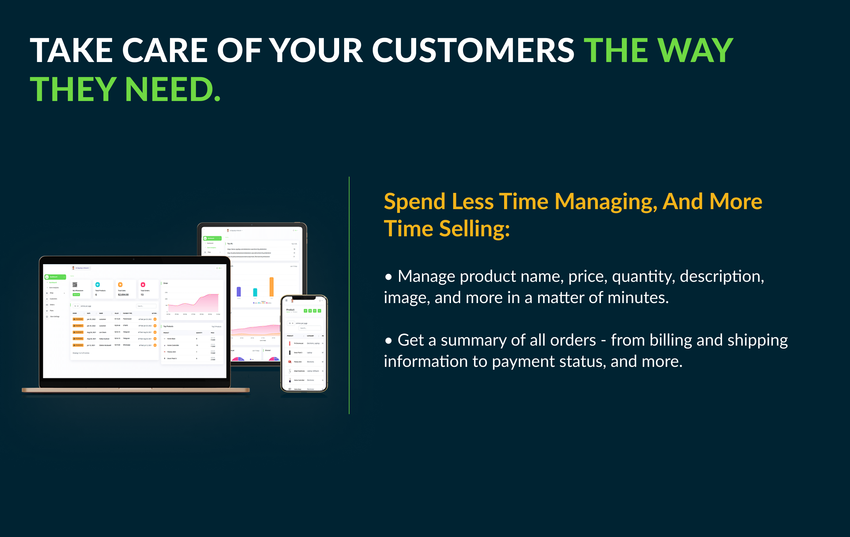 WhatsApp Store - SaaS WhatsApp Store - Feature showcase 5