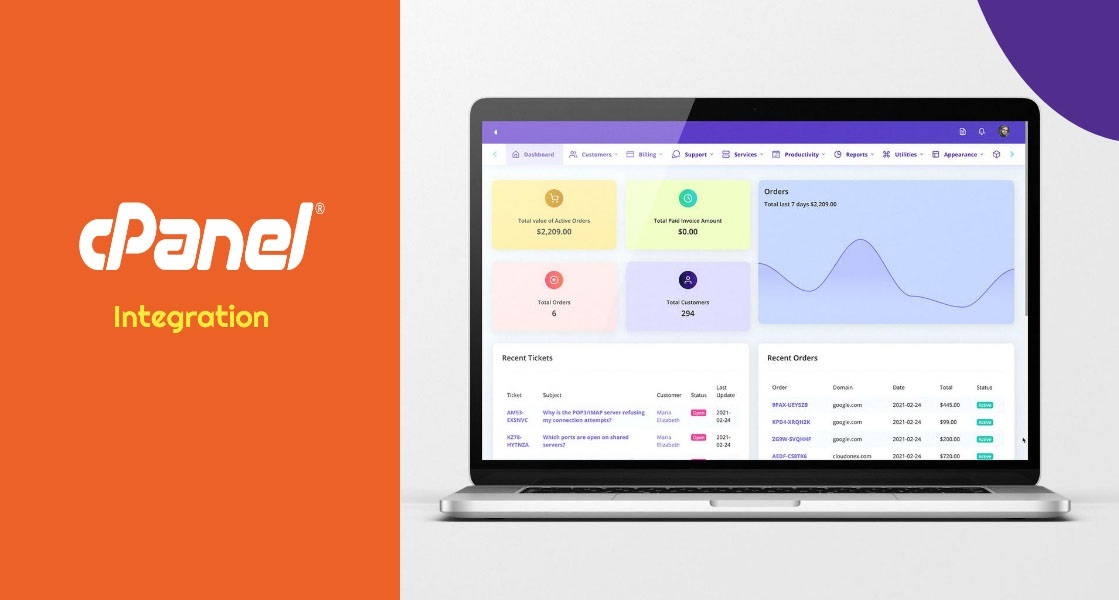 Zecuna - Web Hosting Billing & Automation Software - Feature showcase 1