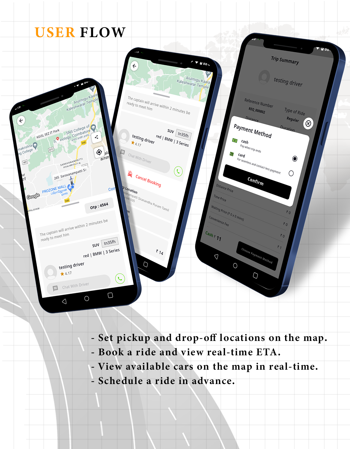 Zuper - Taxi + Goods Delivery Complete Solution - Feature showcase 2