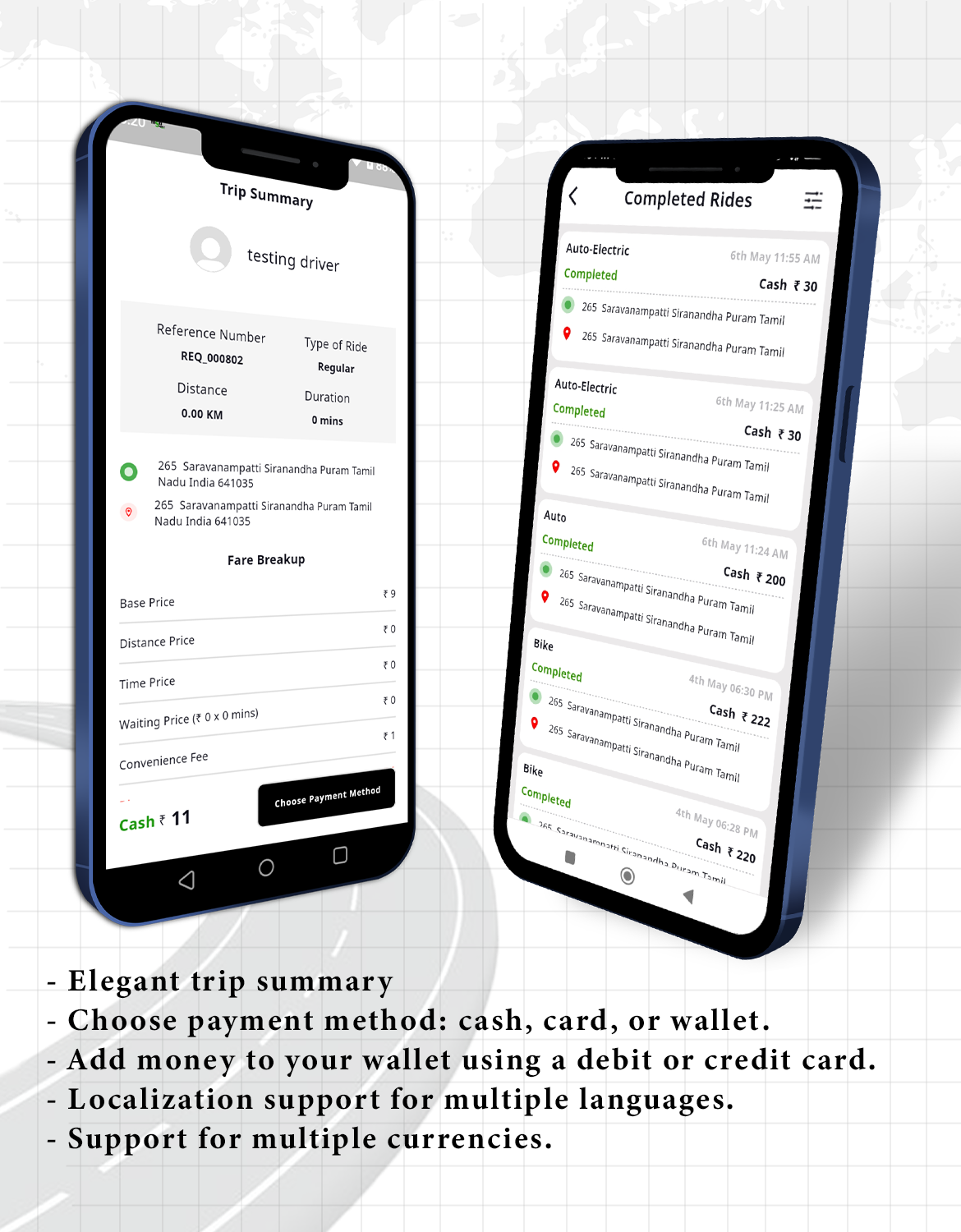 Zuper - Taxi + Goods Delivery Complete Solution - Feature showcase 3