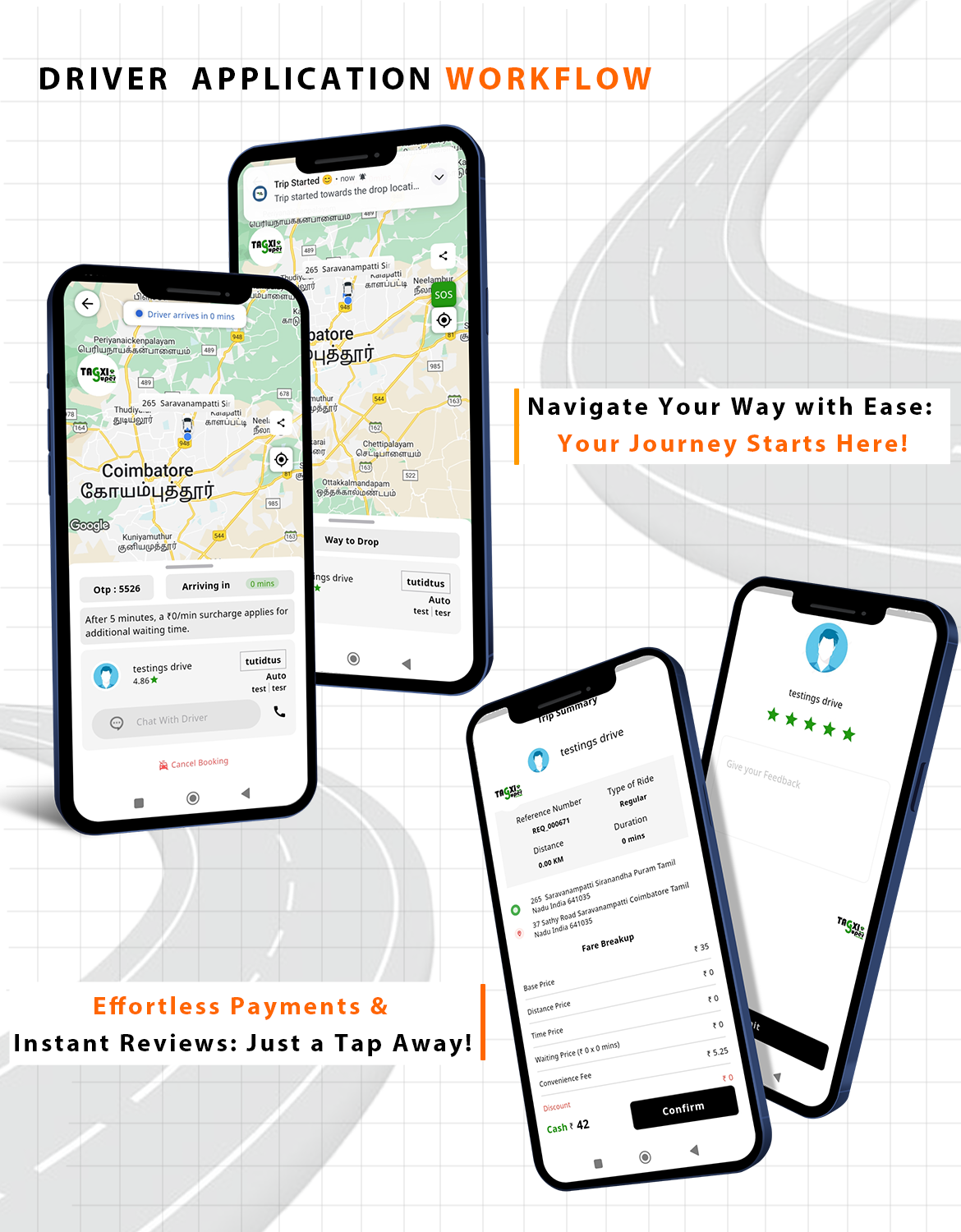 Zuper - Taxi + Goods Delivery Complete Solution - Feature showcase 6